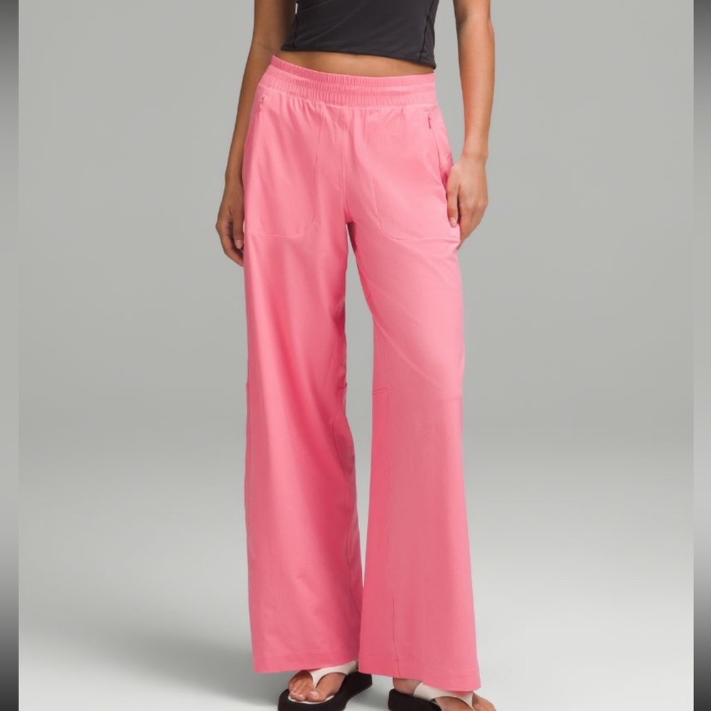 Lululemon swift Pink Sakura Wide-Leg Pants